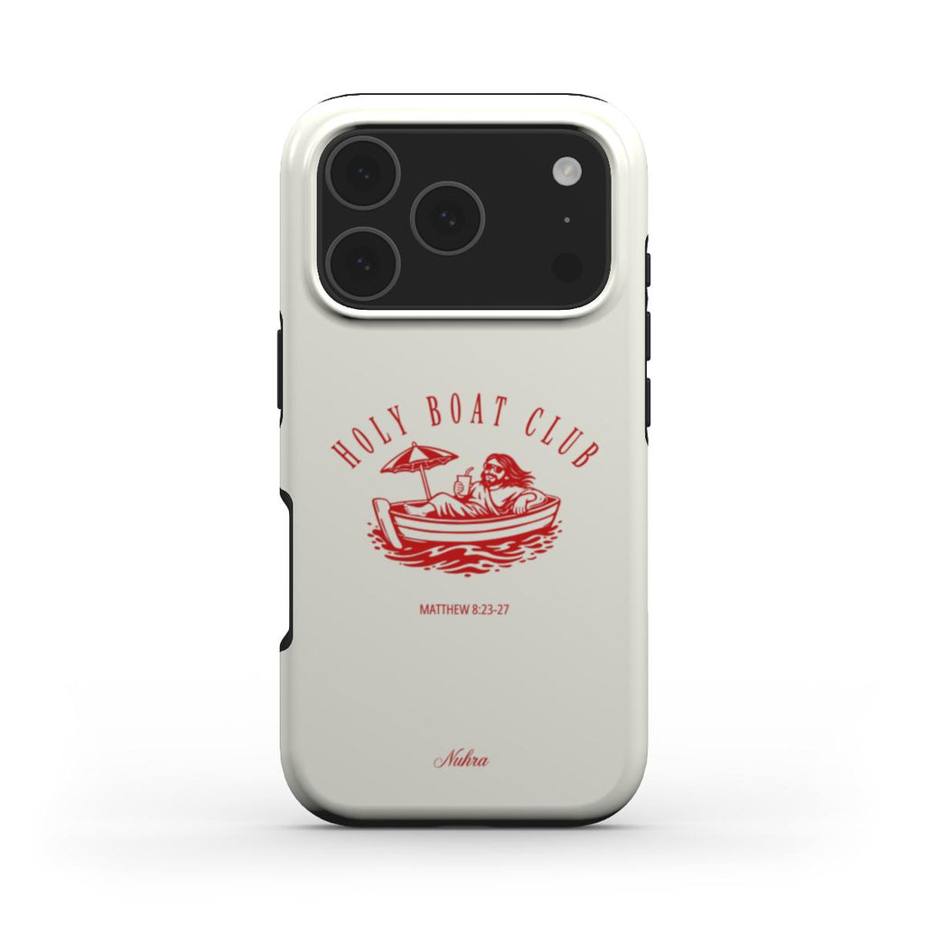 Jesus | Holy Boat Club | Phone case