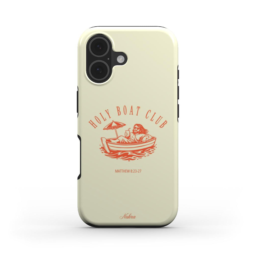 Jesus | Holy Boat Club | Phone case