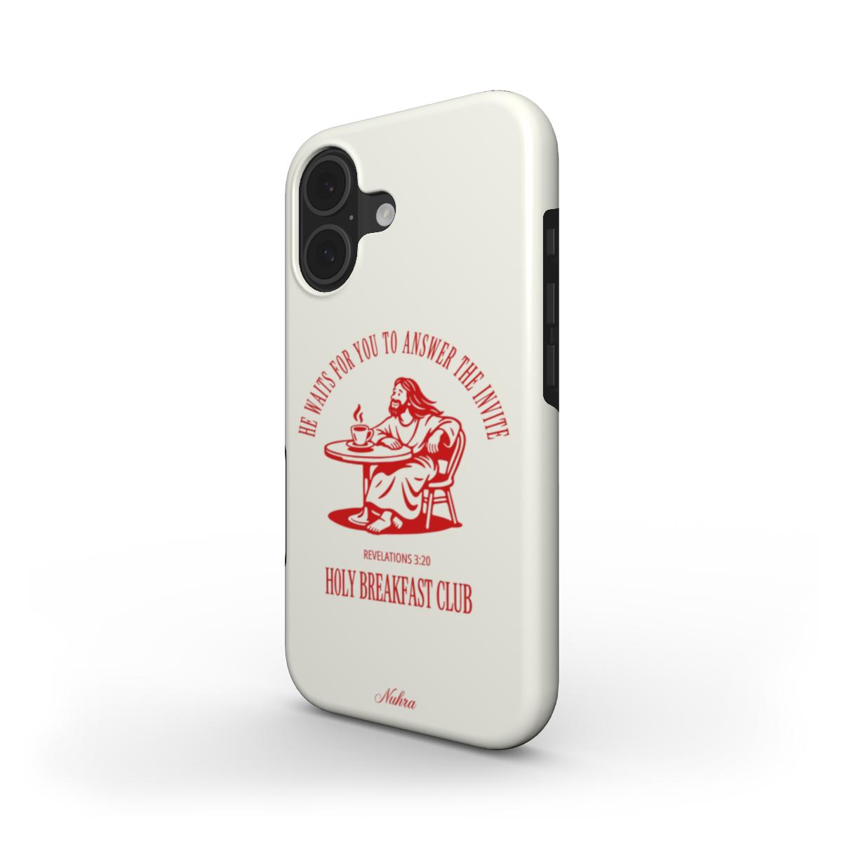 Jesus | Holy Breakfast Club | Phone case
