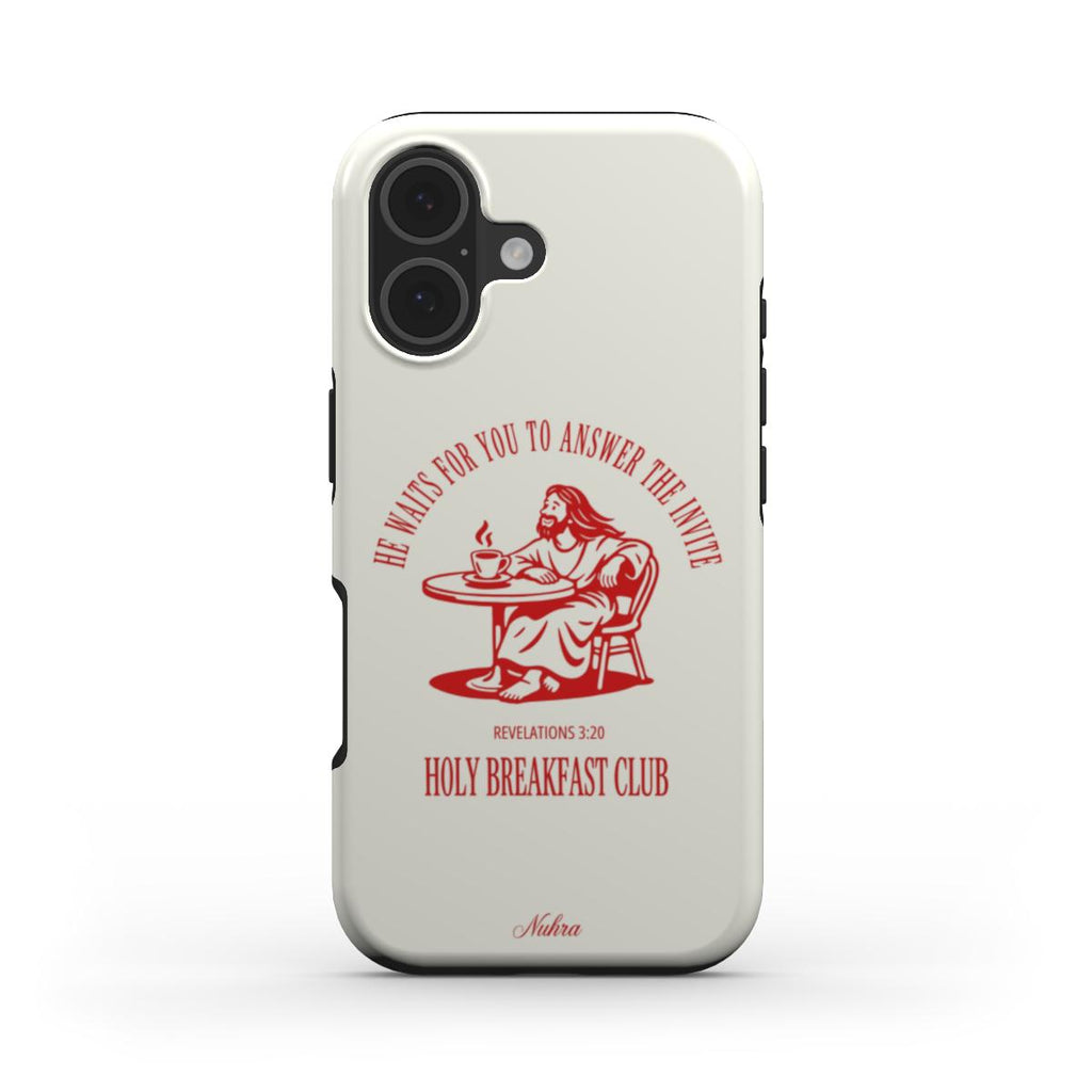 Jesus | Holy Breakfast Club | Phone case