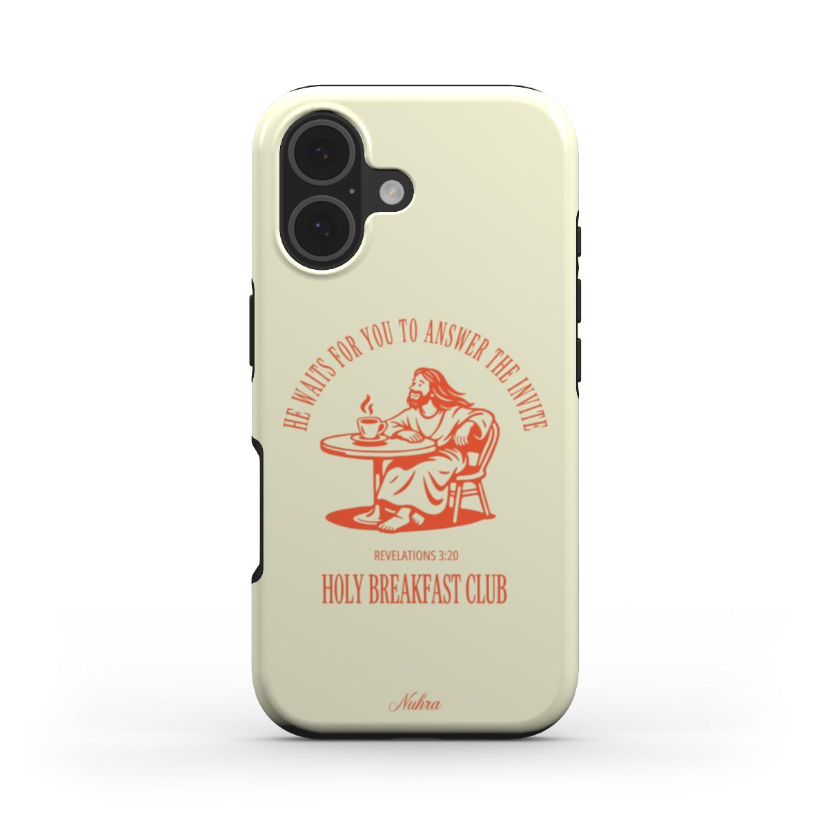 Jesus | Holy Breakfast Club | Phone case